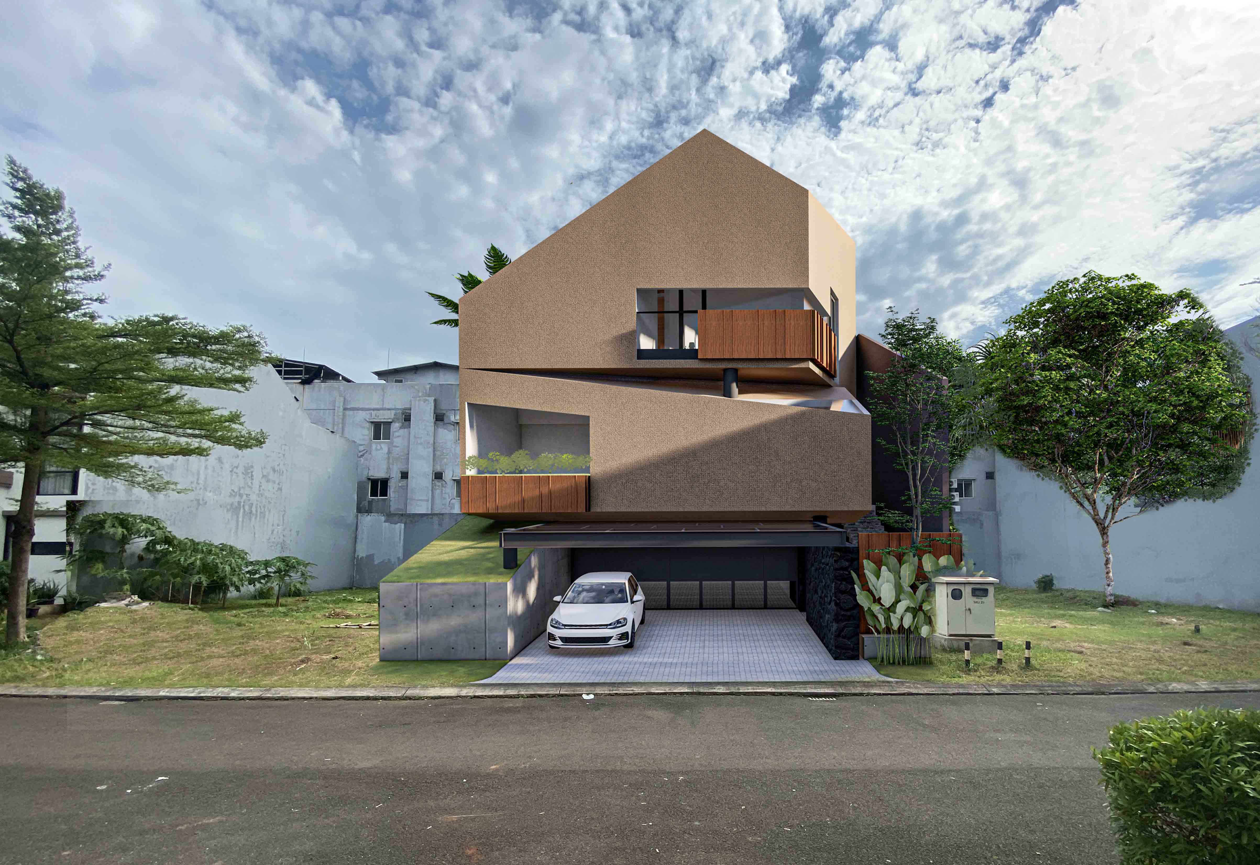 ROOF SHAPES HOUSE ALAM SUTRA - atelier riri